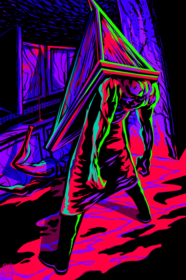 pyramid head (silent hill and 1 more) drawn by versiris
