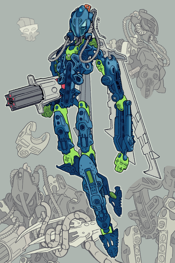 hahli and kalmah (the lego group and 1 more) drawn by doodlerat