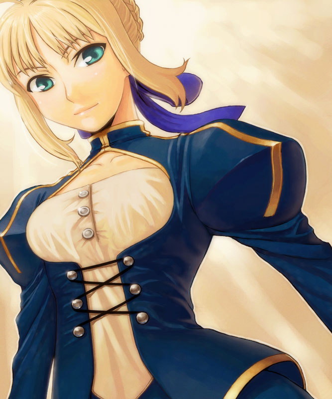 artoria pendragon and saber (fate and 1 more) drawn by itou_(onsoku_tassha)