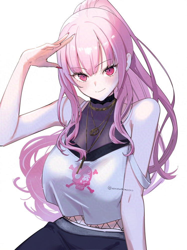 mori calliope (hololive and 1 more) drawn by sashimi_(xoxosashimixoxo)