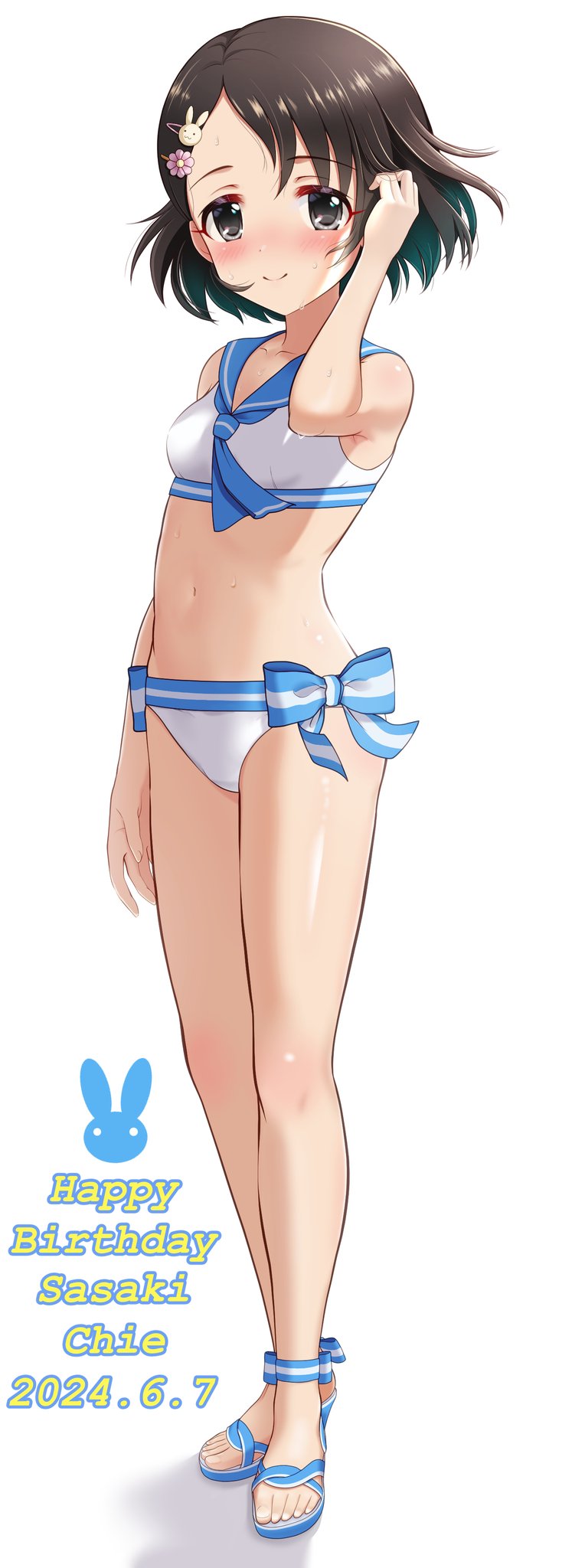 sasaki chie (idolmaster and 1 more) drawn by kirinp_u149