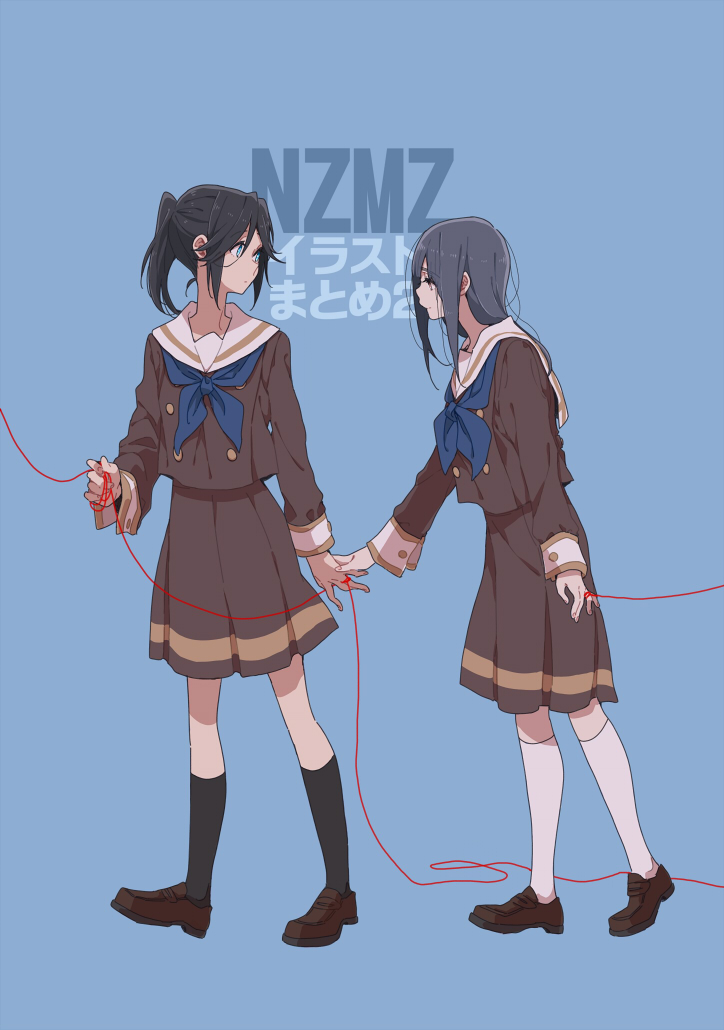 yoroizuka mizore and kasaki nozomi (hibike! euphonium and 1 more) drawn by ree_(re-19)