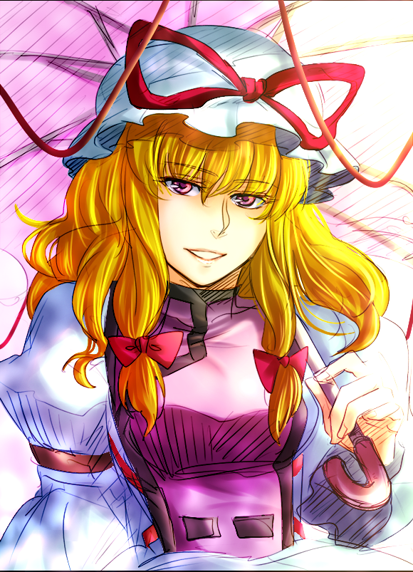 yakumo yukari (touhou) drawn by samuimu