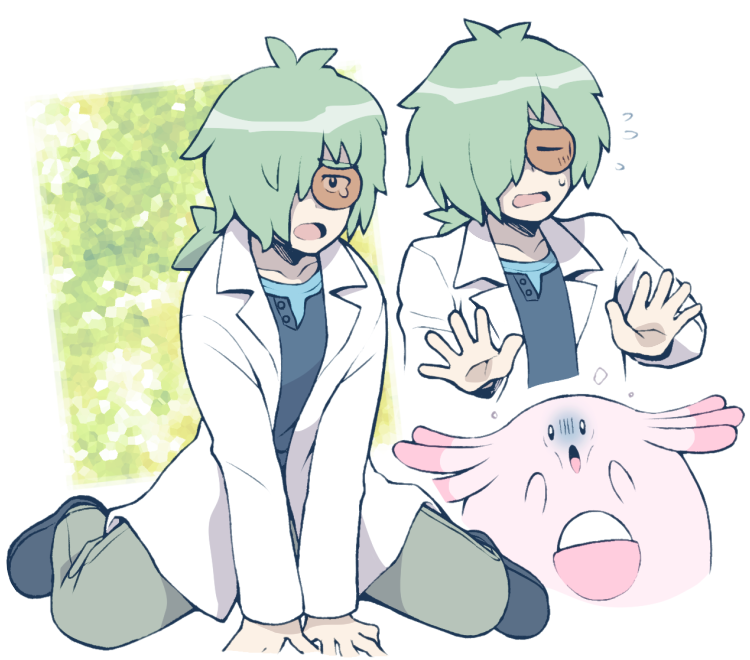 chansey and toren (pokemon and 1 more) drawn by minashirazu