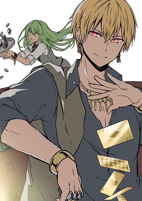 enkidu and gilgamesh (fate and 1 more) drawn by yoyo_9ea