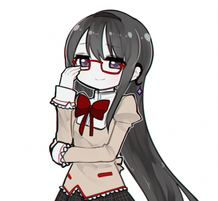 akemi homura (mahou shoujo madoka magica and 1 more) drawn by fc_(efushii)