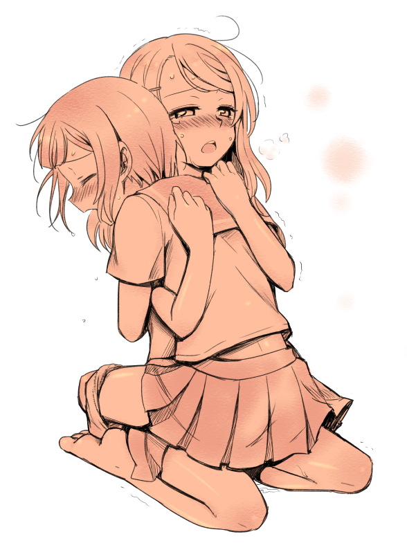 ayase alisa and kosaka yukiho (love live! and 1 more) drawn by niina_ryou