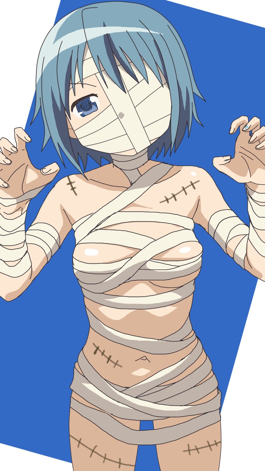 miki sayaka (mahou shoujo madoka magica and 1 more) drawn by riokasen
