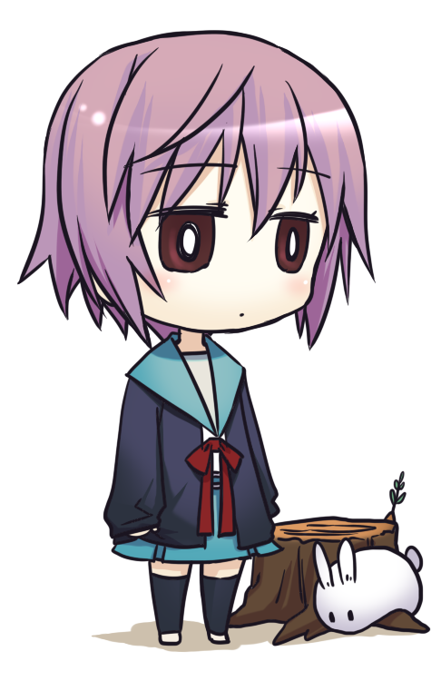 nagato yuki (suzumiya haruhi no yuuutsu) drawn by touma_rui