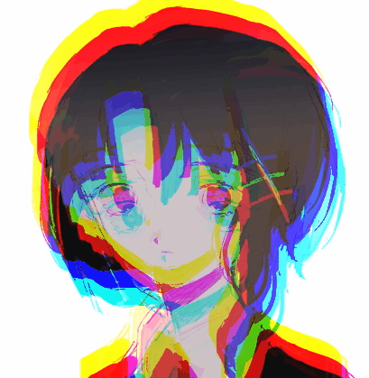 iwakura lain (serial experiments lain) drawn by ronoh_(jill)