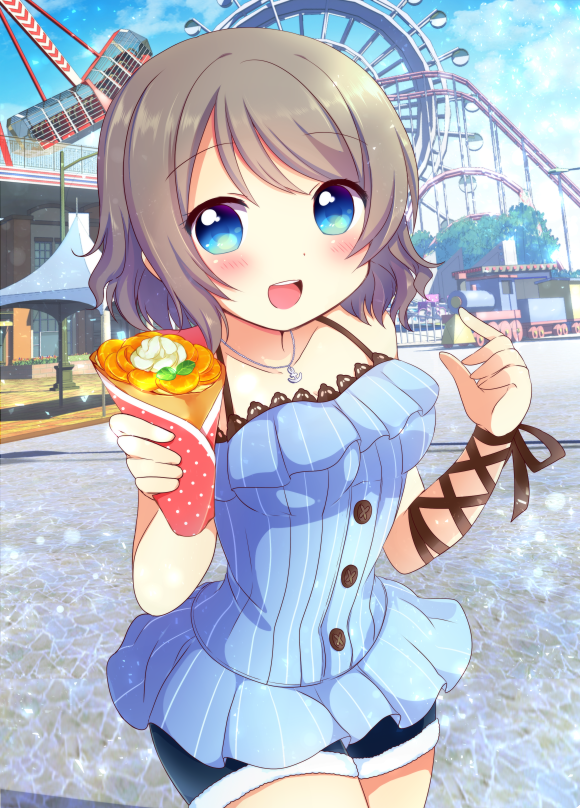 watanabe you (love live! and 1 more) drawn by mikurun