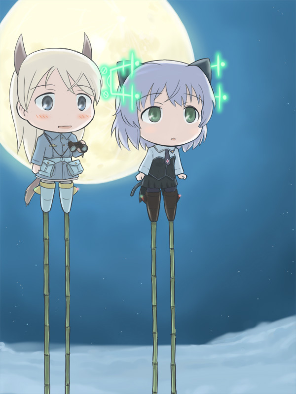 sanya v. litvyak and eila ilmatar juutilainen (world witches series and 1 more) drawn by denden