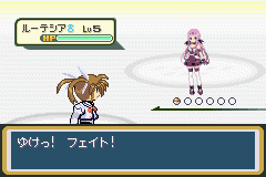 fate testarossa, takamachi nanoha, and lutecia alpine (pokemon and 2 more)
