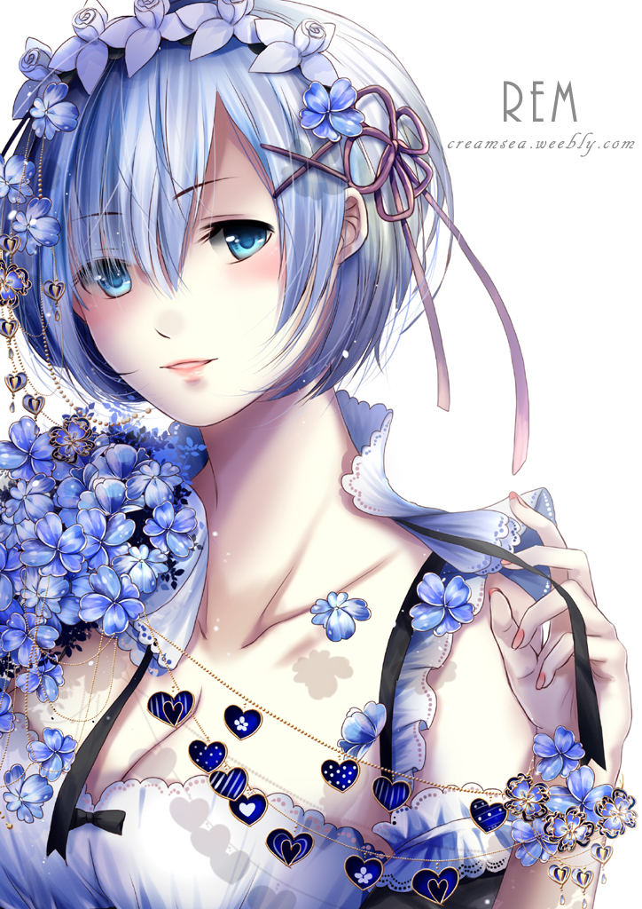 rem (re:zero kara hajimeru isekai seikatsu) drawn by creamsea