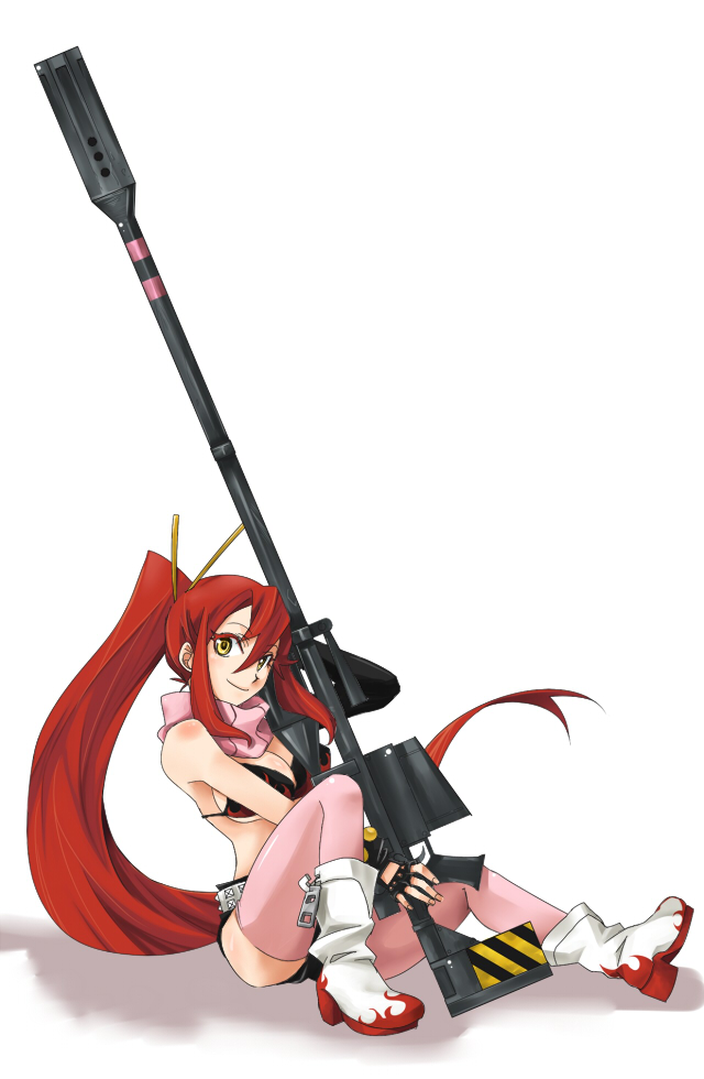 yoko littner (tengen toppa gurren lagann) drawn by mudo_(saji)
