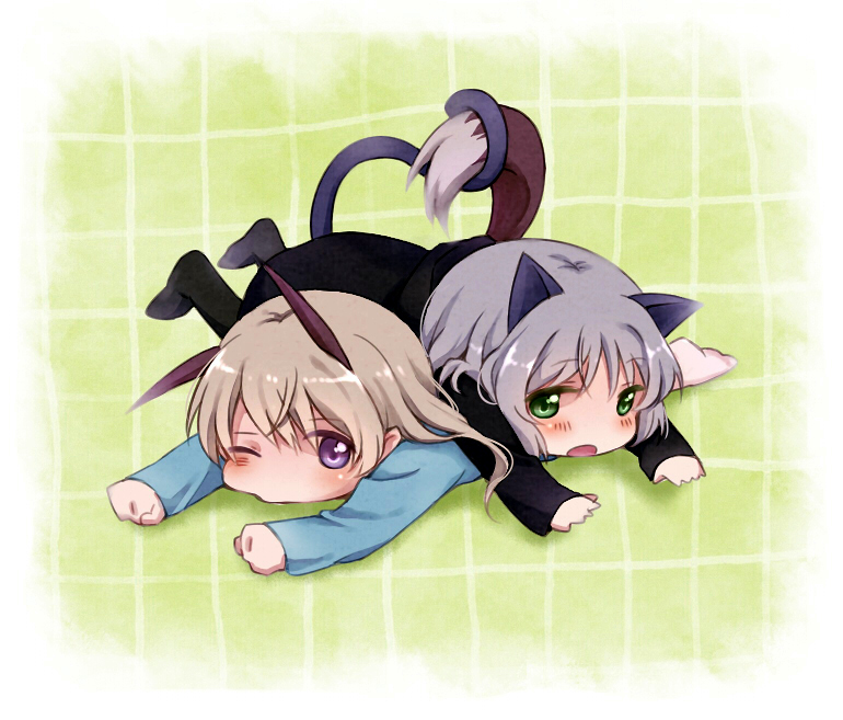 sanya v. litvyak and eila ilmatar juutilainen (world witches series and 1 more) drawn by yukiiti