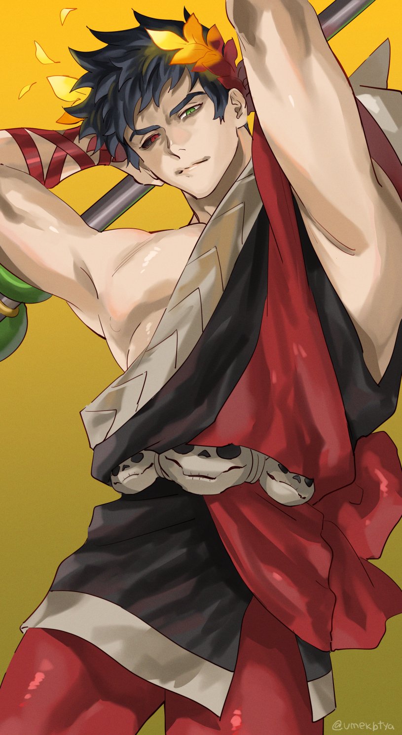 zagreus (hades and 1 more) drawn by neko_(umkbtya)