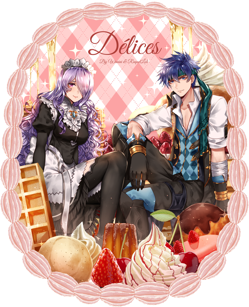 camilla and ike (fire emblem and 4 more) drawn by wani_(fadgrith)