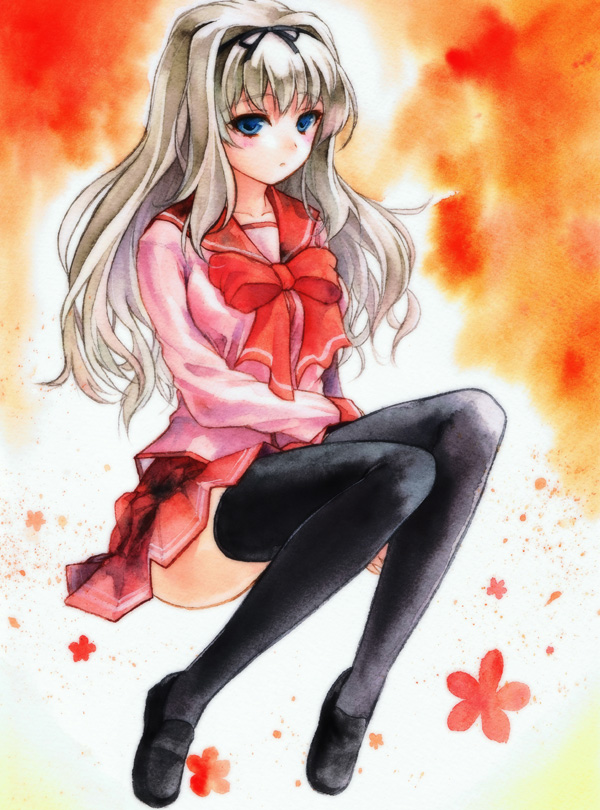 kusugawa sasara (to heart and 1 more) drawn by ne-on