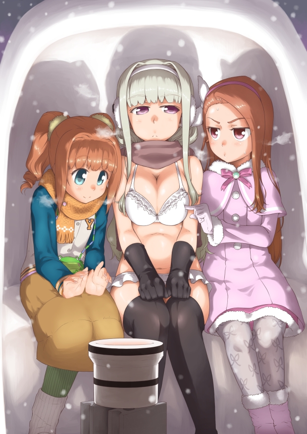 shijou takane, minase iori, and takatsuki yayoi (idolmaster) drawn by ttomm