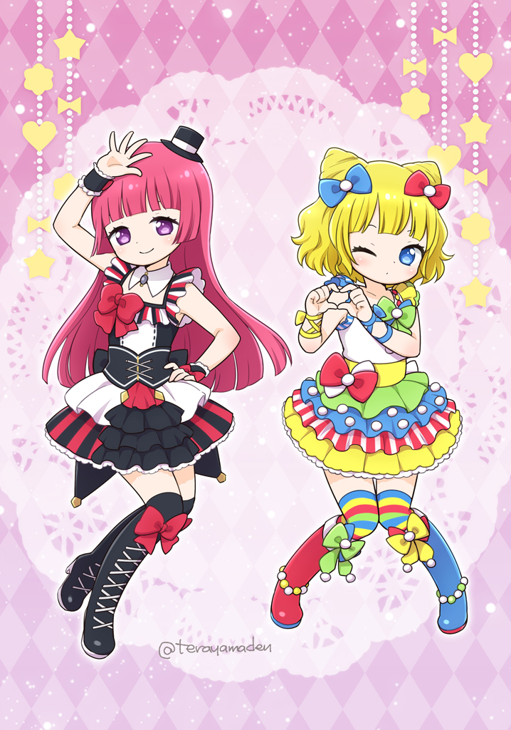 minami mirei and hojo sophy (pretty series and 1 more) drawn by terayamaden