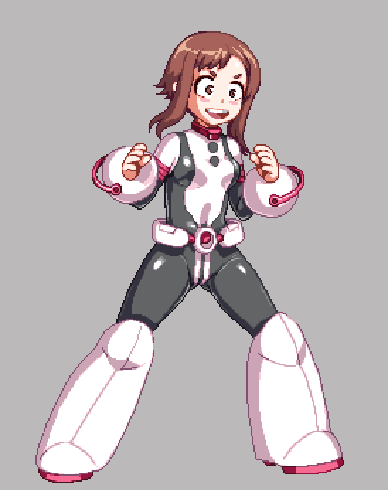 uraraka ochaco (boku no hero academia) drawn by 774_(nanashi)