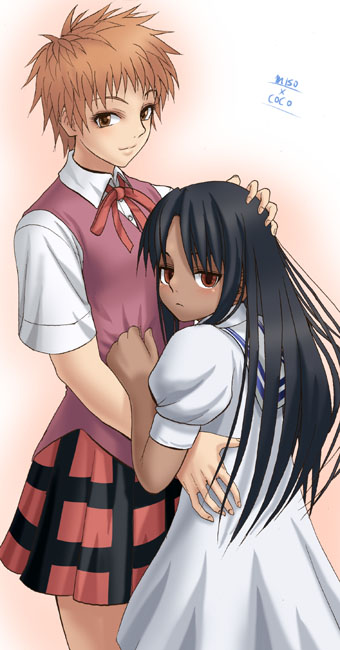 kasuga misora and cocone fatima rosa (mahou sensei negima!) drawn by minarai_zouhyou