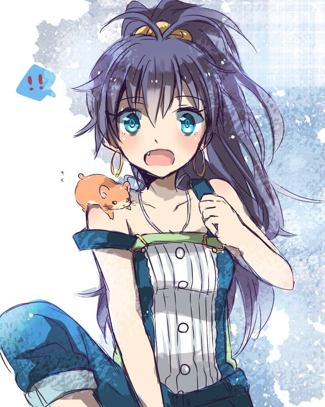 ganaha hibiki and hamuzou (idolmaster) drawn by pin_(artist)