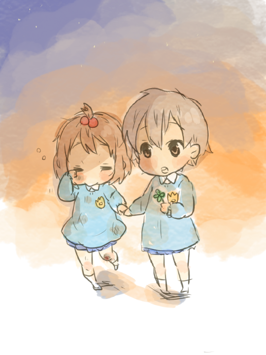 hirasawa yui and manabe nodoka (k-on!) drawn by sunameri_oishii