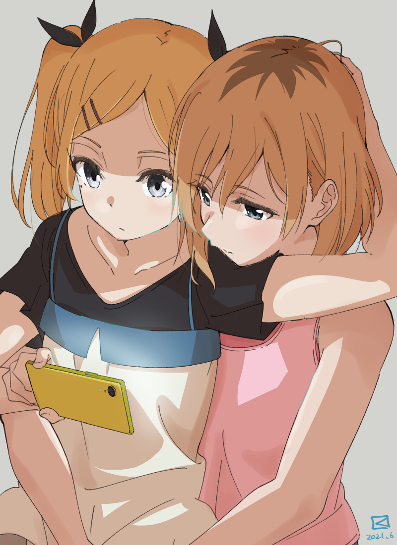 miyamori aoi and yano erika (shirobako) drawn by miyahara_takuya