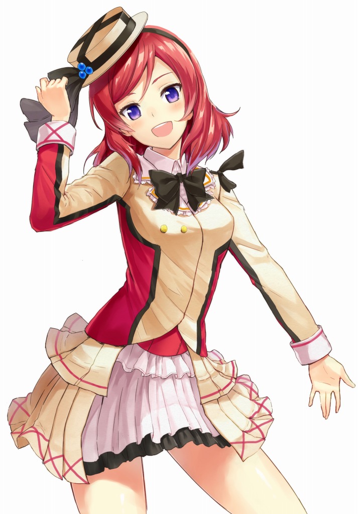 nishikino maki (love live! and 1 more) drawn by ichikawa_haru