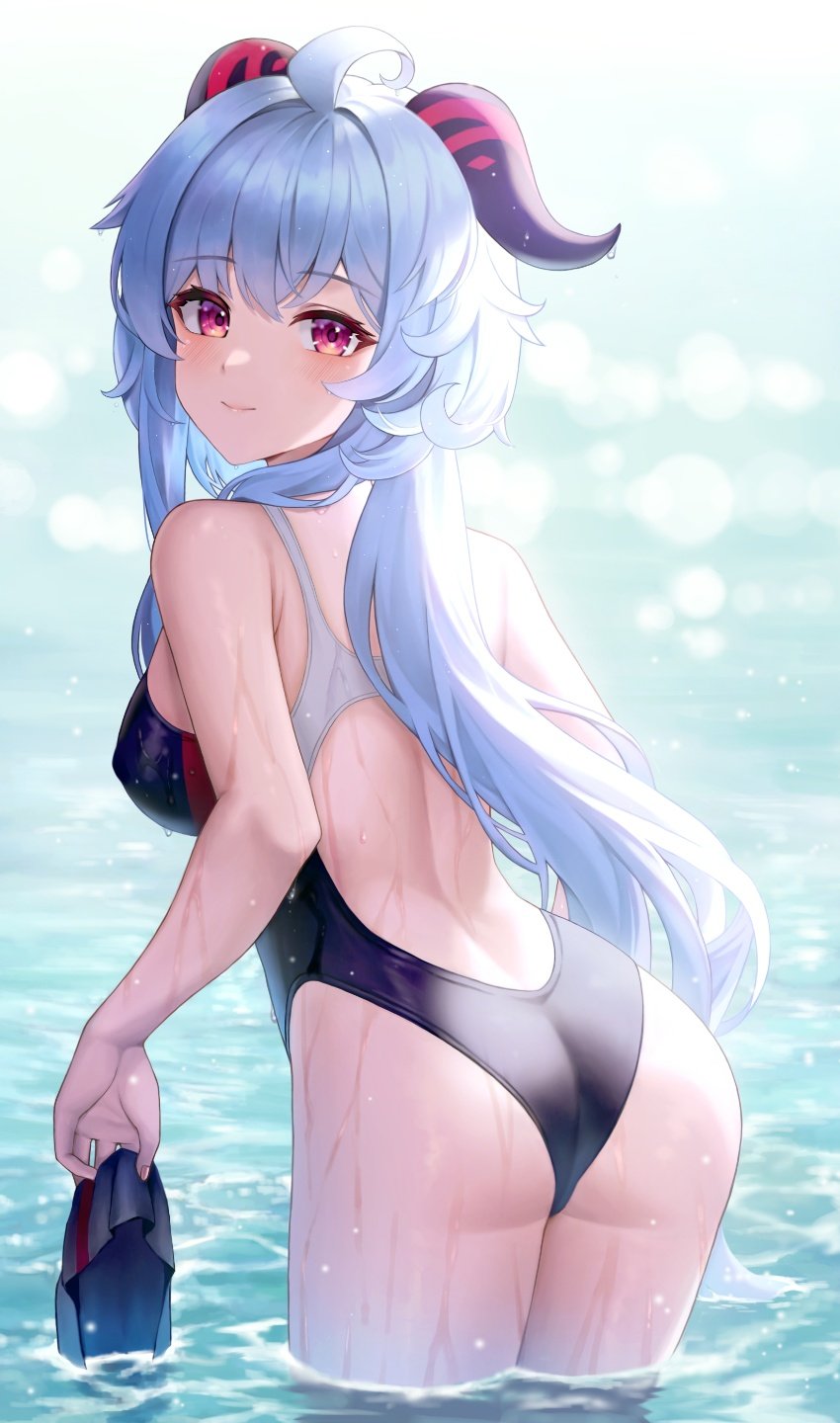 ganyu (genshin impact) drawn by chelly_(glisten_chelly)