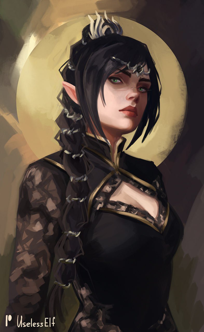shadowheart (dungeons & dragons and 2 more) drawn by useless_elf