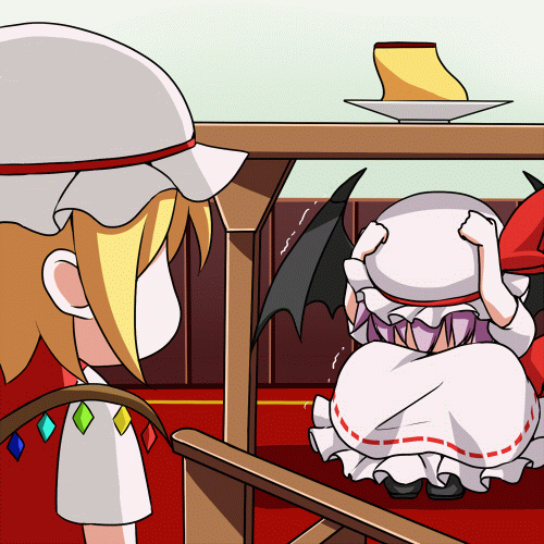 remilia scarlet and flandre scarlet (touhou) drawn by mizinkoex