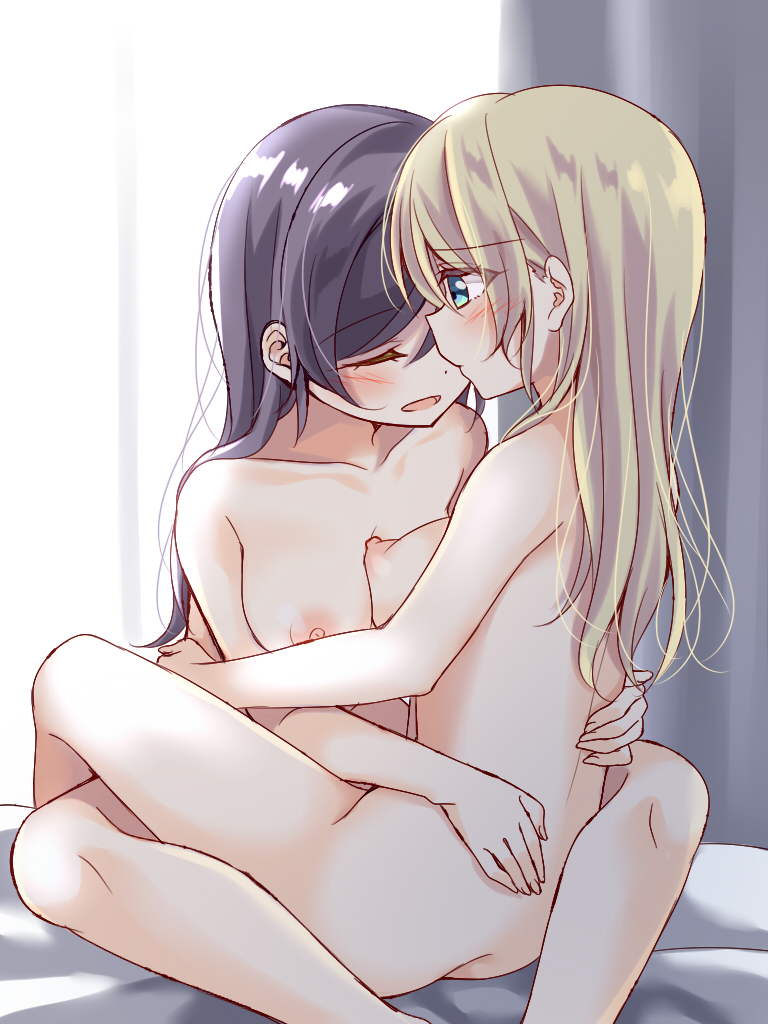 tojo nozomi and ayase eli (love live! and 1 more) drawn by mogu_(au1127)