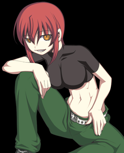 riza wildman (kaibutsu oujo) drawn by caryo and nanashino