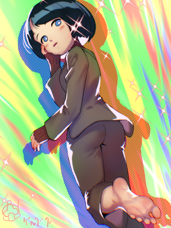 shiiko sugai and gelgoog (gundam and 1 more) drawn by soon_(c-u-soon)