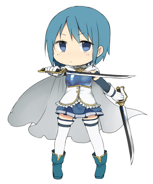 miki sayaka (mahou shoujo madoka magica) drawn by tsuduya_(knt31)