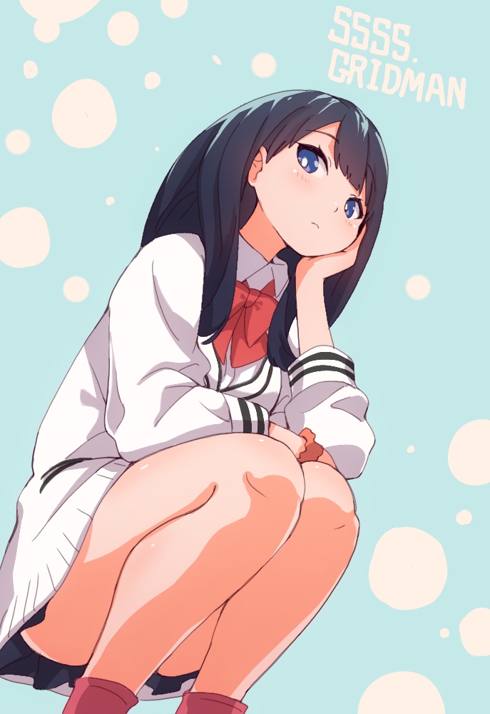 takarada rikka (gridman universe and 1 more) drawn by tadanoshi_kabane