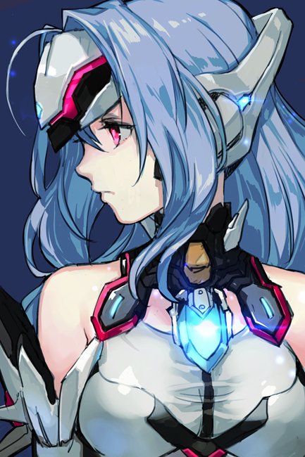 kos-mos and kos-mos re: (xenoblade chronicles and 2 more) drawn by hungry_clicker