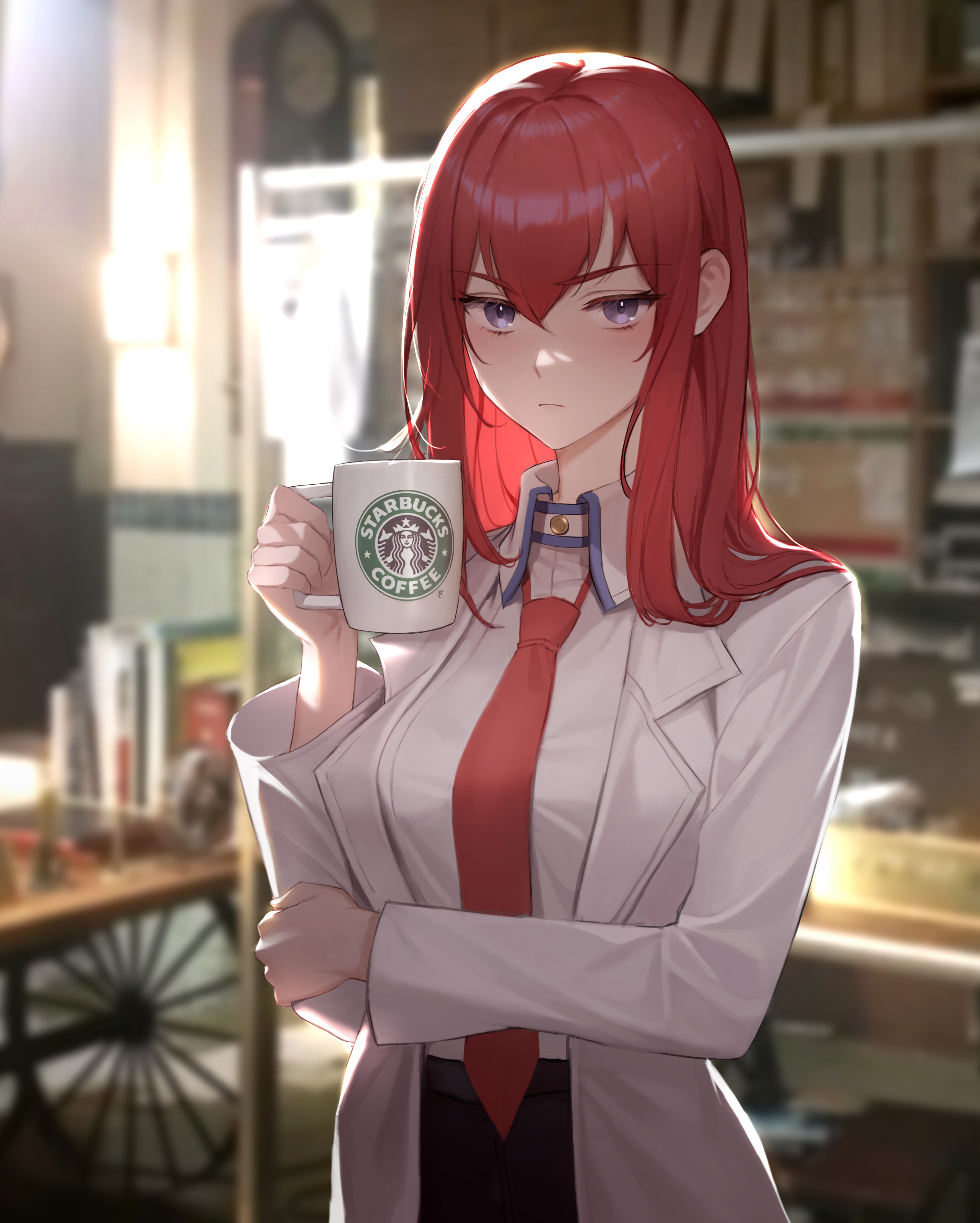Makise Kurisu Steins Gate And 1 More Drawn By Kalle21 Danbooru