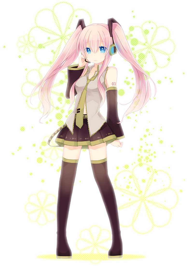 hatsune miku and megurine luka (vocaloid) drawn by aruya_(flosrota)