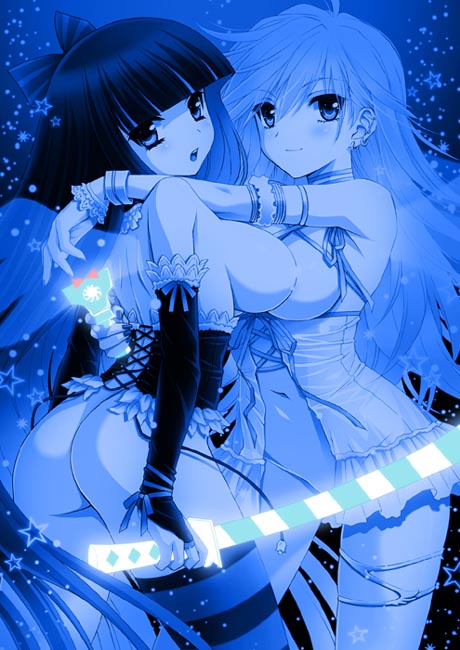 stocking and panty (panty & stocking with garterbelt) drawn by kuroda_akimi