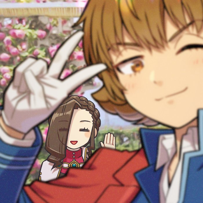 eustace winner and verity gavelle (ace attorney and 2 more) drawn by numae_kaeru