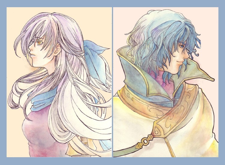 micaiah and pelleas (fire emblem and 1 more) drawn by come-sta