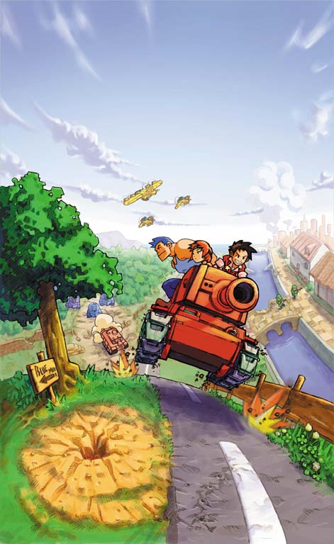 sami, max, and andy (advance wars) drawn by hirata_ryou