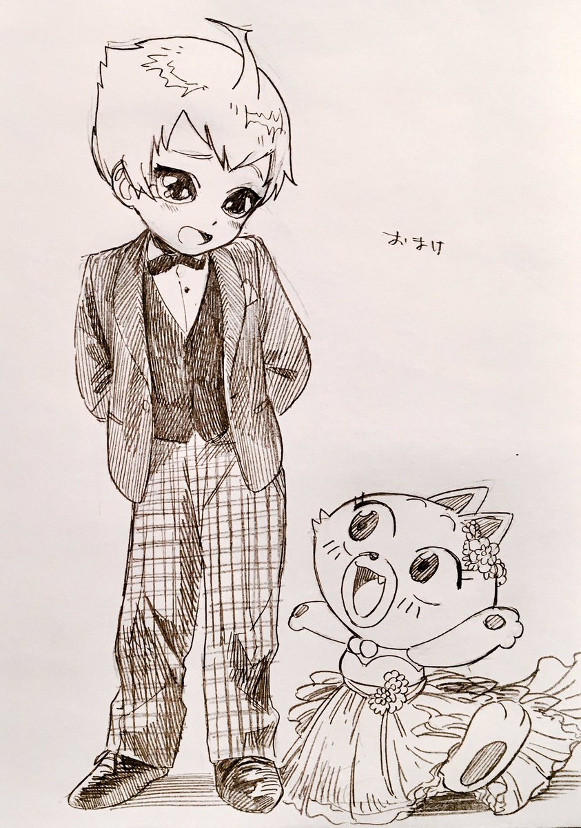 chako and adam (mujin wakusei survive) drawn by rakikoko