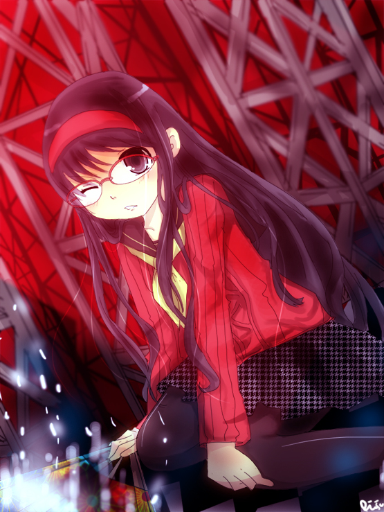 amagi yukiko (persona and 1 more) drawn by riisu_(aquamilk)
