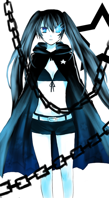 black rock shooter (black rock shooter) drawn by lotton