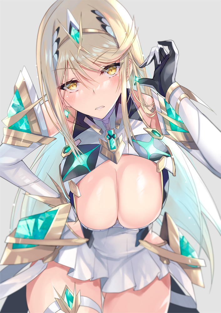 mythra (xenoblade chronicles and 1 more) drawn by inoue_takuya_(tactactak)